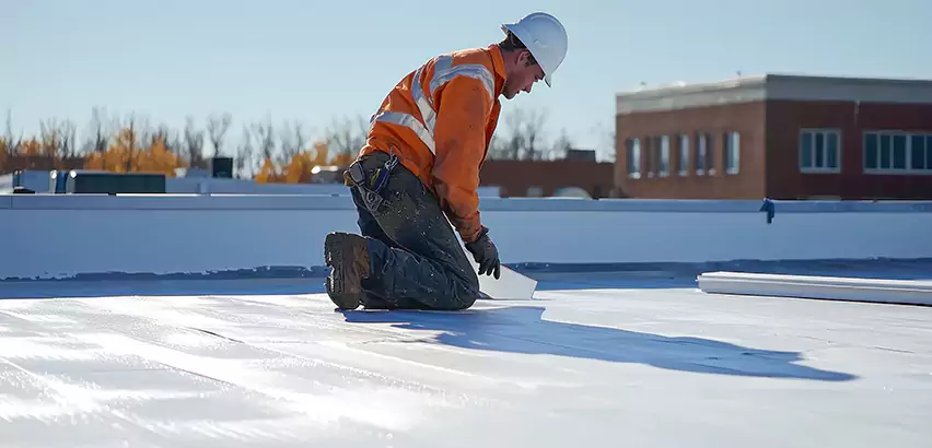 Flat Roof Drain Installation in Kent
