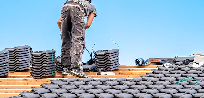 Replacing Tile Roof Underlayment in Kent